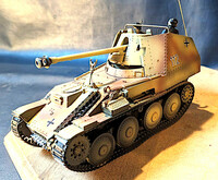完成品　1/35タミヤ　ナチスドイツ陸軍　グリレ38t　対戦車自走砲