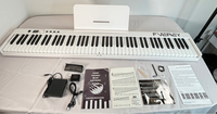 10177-1-MS11-FEVREY-電子ピアノ 88鍵盤-折り畳みキーボード　ケース付き　通電動作確認済み