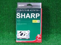 G2966] BUFFALO SHARP シャープ ノートパソコン用 ACアダプター 19V 3.95A 互換品 通電確認済み