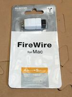 エレコム Fire Wire for Mac 4ピンオス　9ピンオス変換アダプタ　AD-IE4FT9M