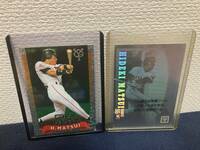 松井 秀喜 1994 BBM ホログラム カード & 1998 カルビー スター カード 2枚 セット 巨人 ジャイアンツ ヤンキース 