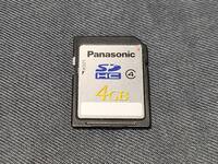パナソニック SDカード 4GB (中古・フォーマット済み)