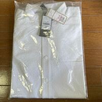 【新品】adidas DV0999 襟なし長袖シャツ　ホワイト　サイズM