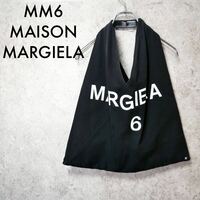 MM6 MAISON MARGIELA ロゴプリント ジャパニーズ トートバッグ ブラック エムエムシックス メゾンマルジェラ