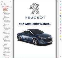 プジョー RCZ 2010-2015 ファクトリーワークショップマニュアル 修理書 整備書 Peugeot　