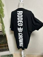 【 RODEO CROWNS★ロデオクラウンズ】トップス・オーバーサイズ・胸ポケット付き・ブラック・Fサイズ