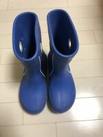 格安スタート　子供用　クロックス　長靴　 レインブーツ　サイズJ3 21㎝　ブルー　青　Crocs