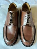 未使用に近い　リーガル　REGAL Ｕチップ 　26 日本製　ビジネスシューズ ブラウン　ラバーソール　革靴 