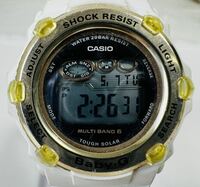  ♪ CASIO カシオ ベイビーG BGR-3003 ホワイトラバー ソーラー 20気圧防水 腕時計/265117/57-36