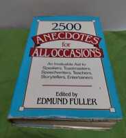  2,500 Anecdotes for All Occasions ハードカバー マーク・・ツウェイン　チャールズ・ディケンズ等の逸話集　スピーチなどに役立つ