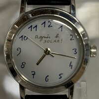 ａｇｎｅｓ ｂ． ＳＯＬＡＲ 本体のみ レディース アナログ アニエスベー 腕時計 Ｖ１１７－０ＡＴ０ ソーラー 女性 時計/247