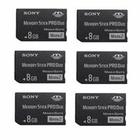 ■動作確認済■ SONY メモリースティック PRO DUO 8GB 6枚 メモリーカード デジカメ memory Lexar