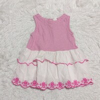 【送料無料】babygap　ベビーギャップ　ノースリーブ　ワンピース　80cm　ピンク　ベビー　子供服