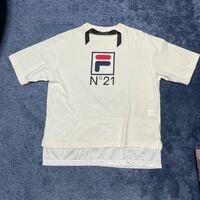 N°21 × FILA ヌメロヴェントゥーノ フィラ コラボ Tシャツ S