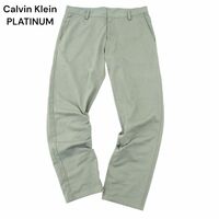 Calvin Klein PLATINUM カルバンクライン プラチナム 通年★ テーパード パンツ Sz.31　メンズ グレー　A4B02136_4#R