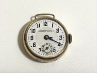 K18 18金 時計 手巻き CHRONOMETRE TAVANNES WATCH 動作品 クロノメーター 重さ約8.0g