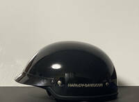 AGV製 Harley Davidson ハーレーダビッドソン ハーフヘルメット 黒 Sサイズ USED