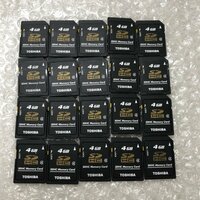 【ジャンク品】TOSHIBA 東芝 SDHCカード 4GB 20枚まとめ売り メモリーカード 初期化済 240410SK750090