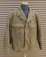 WW2アメリカ陸軍・アイクジャケット（戦後放出品　アメリカ軍米軍制服軍服フィールドジャケット背広紳士服階級章太平洋戦争日本軍衣闇市