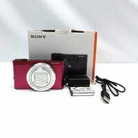 【ジャンク】SONY サイバーショット DSC-WX500 コンパクトデジカメラ レッド【栃木出荷】