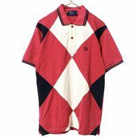 00s 古着 FRED PERRY アーガイル ポロシャツ
