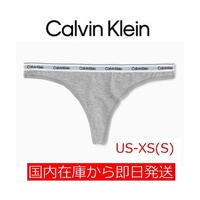 CALVIN KLEIN カルバンクライン ロゴ ソング Tバック ショーツ US-XS(日本サイズS) グレー 送料無料