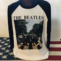 ビートルズ　The Beatles アビーロード　L ラグラン　バンドTシャツ