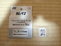 BLITZ レーダー探知機 TL311R専用 無線LAN内蔵 SDHCカード BWSD16-TL311R ブリッツ 