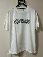 【新品未使用】 LOVELESS メンズ Tシャツ ホワイト Lサイズ ラブレス 半袖Tシャツ 【送料無料】 