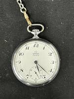 【稼働確認済み】OMEGA Geneve 121.1726 オメガ ジュネーブ 手巻き式 懐中時計 スイス製 ヴィンテージ 現状品