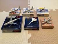 ☆格安スタート☆ 1/600 747 737 MD-11 等 6機セット まとめ 飛行機 模型