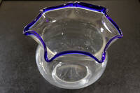金魚鉢　幅24㎝×高さ20㎝　ガラス製　カケ、破損無し