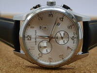 稼働　ハミルトン　ジャズマスター　HAMILTON　腕時計　名機　H386120　クロノグラフ クオーツ　希少