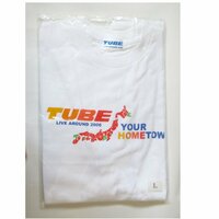 TUBE チューブ LIVE AROUND 2006 YOUR HOMETOWN Tシャツ ホワイト 赤ロゴ