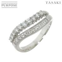 タサキ TASAKI 16号 リング ダイヤ 0.53ct Pt プラチナ 田崎真珠 指輪 Diamond Ring 90229036