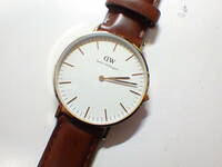 ダニエルウェリントン ３６ミリ クオーツ腕時計 中古 美品 #931