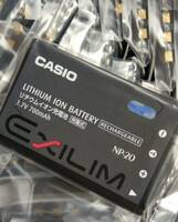 カシオ純正電池パックCASIO【NP-20/NP20 】バッテリー新品未使用 3.7V/700mAh