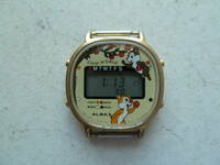 SEIKO　ALBA　セイコー　アルバ　チップとデール　デジタル　腕時計　Y744-5000　電池交換済み　稼働品