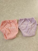 【149】 女の子 女児 トイレトレーニングパンツ トレーニングパンツ トレパン サイズ90 ピンク&パープル