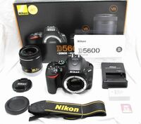 【新品同様の超美品 1282ショット・SDカード付き】Nikon ニコン D5600 AF-P 18-55mm VR