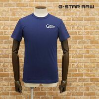 1円/G-STAR RAW/XSサイズ/Tシャツ ART＃3 R T S/S D12282.3361.1305 伸縮 ワンポイント ロゴ 半袖 新品/紺/ネイビー/ga221/