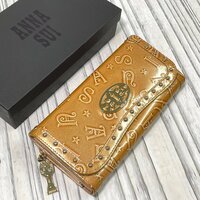 m002 H5(60) ANNA SUI アナスイ 二つ折り財布 がま口 ウォレット 元箱付き レディース