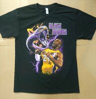 Kobe Bryant プリントTシャツ Lサイズ ブラック コービー ブライアント NBA バスケ 日本未発売 海外直輸入 ファッション雑貨 アメ雑