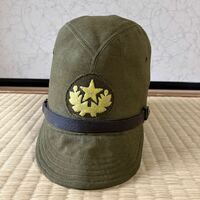 日本陸軍近衛師団将校略帽（夏用）　日本軍　旧日本軍　日本陸軍　旧日本陸軍　帝国陸軍　略帽　戦闘帽　帽子