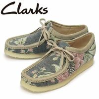 Clarks wallabee grey floral 2023年完売モデル