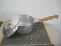 ◆片手鍋◆打出しアルミ◆約18センチ◆未使用品◆