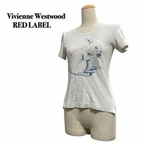 Vivienne Westwood RED LABEL ヴィヴィアン 半袖カットソー ウサギ 2 M オーブ刺繍