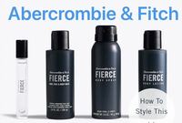 【送料無料】Abercrombie＆Fitch アバクロ Fierce フィアース4点+ポーチ付き 香水 コロン ボディローション ウォッシュ スプレー