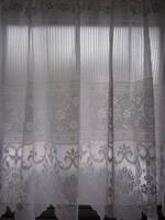 ◆超美品 出窓用 ミラーレースカーテン 巾100㎝×丈82~85㎝ 2枚 ◆送料\370◆
