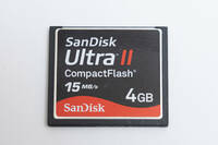 #101a SanDisk サンディスク UltraII 4GB CFカード コンパクトフラッシュ 15MB